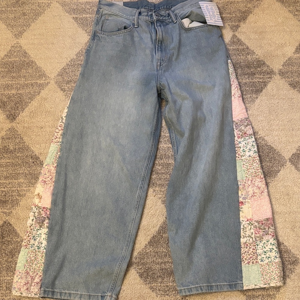 Patchwork Denim Women's Jeans